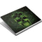 Liquid Blue Green Skulls Surface Book Skin