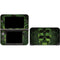 Liquid Blue Green Skulls 3DS XL 2015 Skin