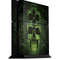 Liquid Blue Green Skulls PS4 Console Skin