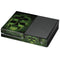 Liquid Blue Green Skulls Xbox One Console Skin