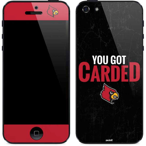 University of Louisville You Got Carded iPhone 5/5s/5SE Skin