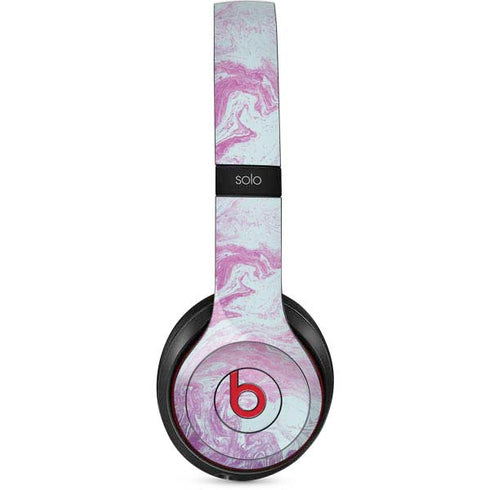 Blue and Purple Marble Beats Solo 2 Wireless Skin