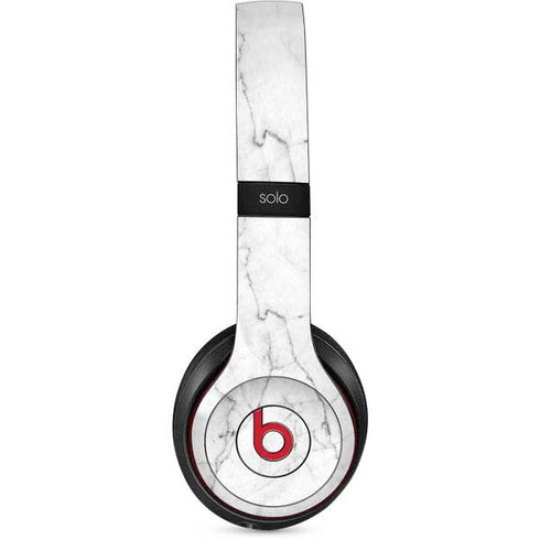 White Marble Beats Solo 2 Wireless Skin