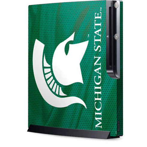 Michigan State University Away Grey Jersey Playstation 3 & PS3 Slim Skin