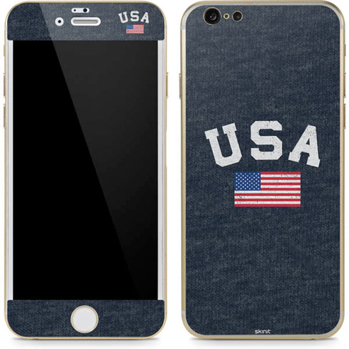 USA with American Flag iPhone 6/6s Skin