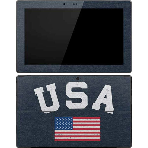 USA with American Flag Surface Pro Tablet Skin