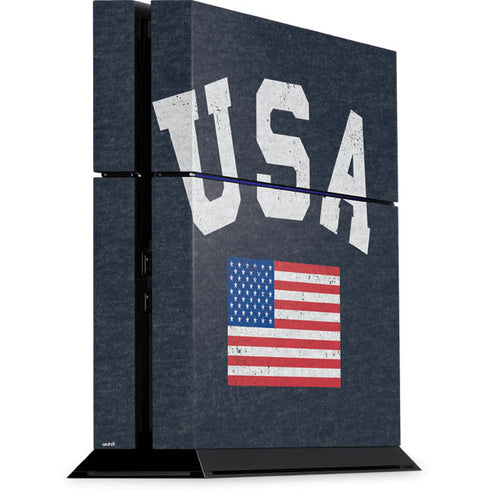 USA with American Flag PS4 Console Skin