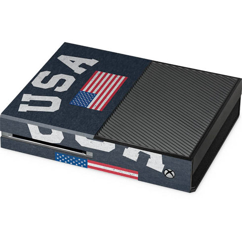 USA with American Flag Xbox One Console Skin