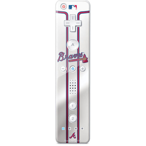 MLB Atlanta Braves Home Jersey Wii Remote Controller Skin