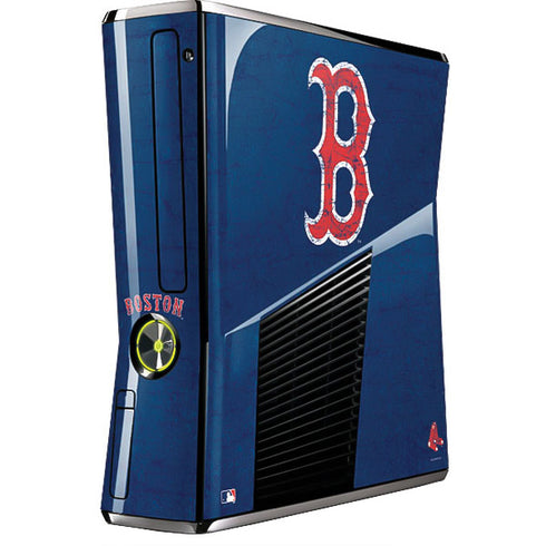MLB Boston Red Sox - Solid Distressed Xbox 360 Slim (2010) Skin