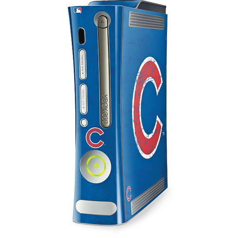 MLB Chicago Cubs - Solid Distressed Xbox 360 (Includes HDD) Skin