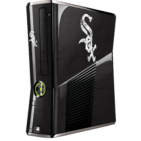 MLB Chicago White Sox - Solid Distressed Xbox 360 Slim (2010) Skin