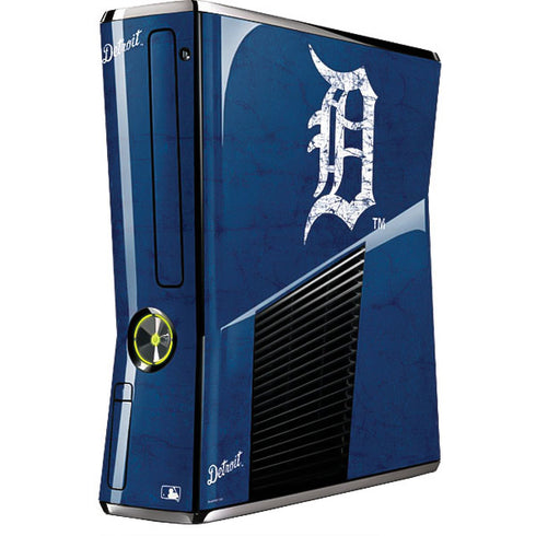 MLB Detroit Tigers - Solid Distressed Xbox 360 Slim (2010) Skin