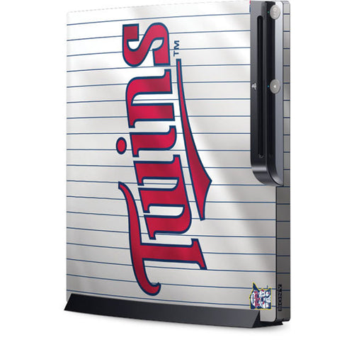 MLB Minnesota Twins Home Jersey Playstation 3 & PS3 Slim Skin