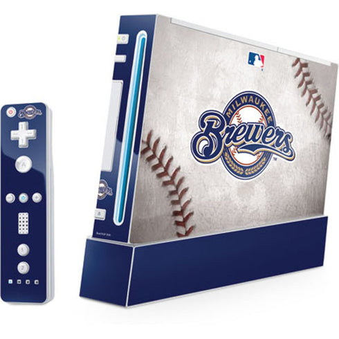 MLB Milwaukee Brewers Game Ball Wii (Includes 1 Controller) Skin