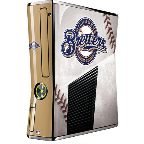 MLB Milwaukee Brewers Game Ball Xbox 360 Slim (2010) Skin