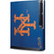 MLB New York Mets - Solid Distressed Playstation 3 & PS3 Slim Skin