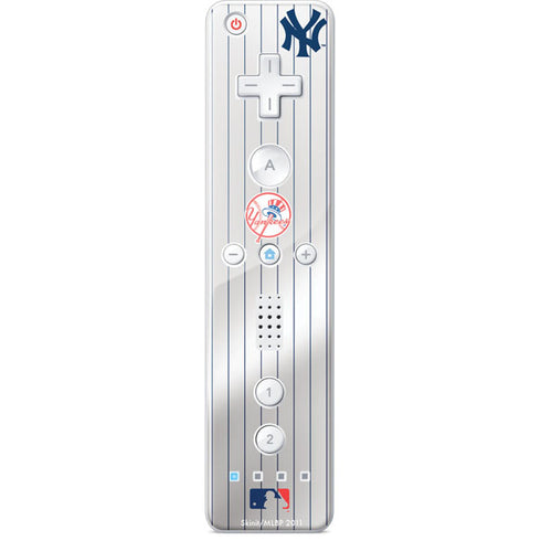 MLB New York Yankees Home Jersey Wii Remote Controller Skin
