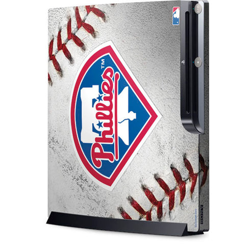 MLB Philadelphia Phillies Game Ball Playstation 3 & PS3 Slim Skin
