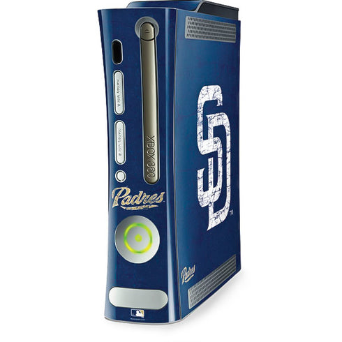 MLB San Diego Padres - Solid Distressed Xbox 360 (Includes HDD) Skin