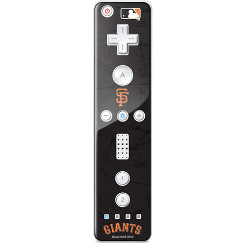 MLB San Francisco Giants - Solid Distressed Wii Remote Controller Skin