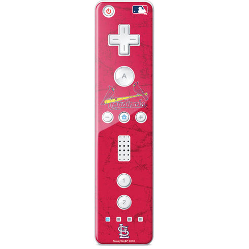 MLB St. Louis Cardinals - Solid Distressed Wii Remote Controller Skin