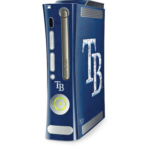 MLB Tampa Bay Rays - Solid Distressed Xbox 360 (Includes HDD) Skin