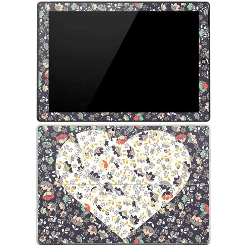 Floral Heart Surface Pro 3 Skin