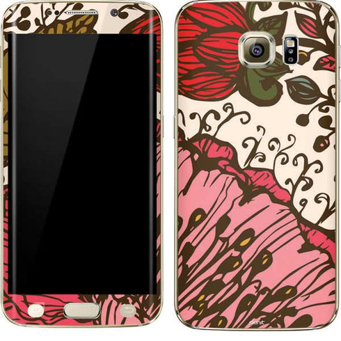 Rose Bud Floral Galaxy S7 Edge Skin