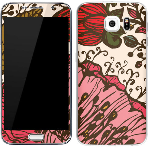 Rose Bud Floral Galaxy S7 Skin