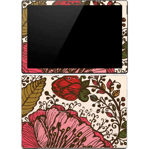 Rose Bud Floral Surface Pro 4 Skin
