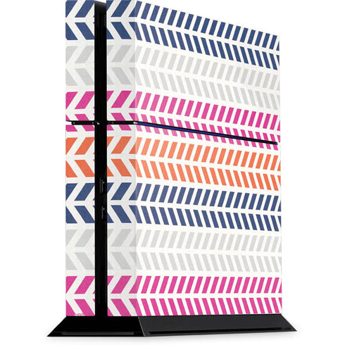 Striped Chevron PS4 Console Skin