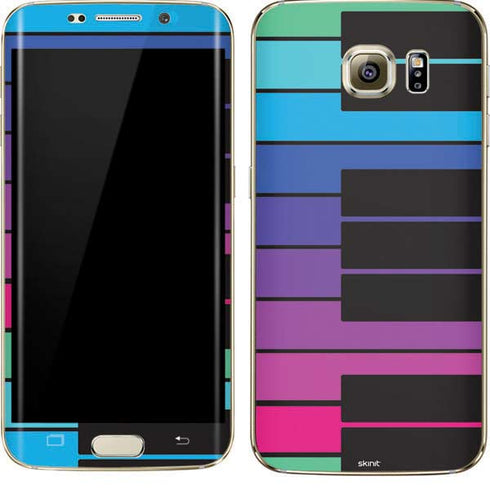 Color Piano Keys Galaxy S7 Edge Skin