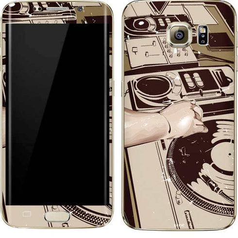 DJ Spinning Galaxy S7 Edge Skin