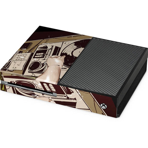 DJ Spinning Xbox One Console Skin