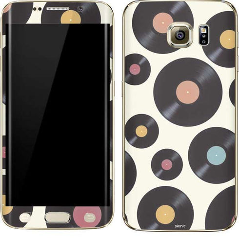 Colorful Records Galaxy S7 Edge Skin