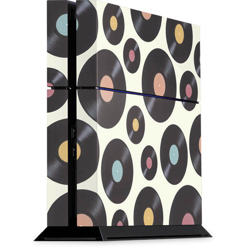 Colorful Records PS4 Console Skin