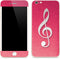 Pink Glitter Music Note iPhone 6/6s Plus Skin