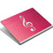 Pink Glitter Music Note Surface Book Skin