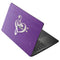 Purple Glitter Musical Heart Asus X502CA 15.6 Skin