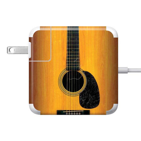 Wood Guitar 85W Power Adapter (15 and 17 inch MacBook Pro Charger) Skin