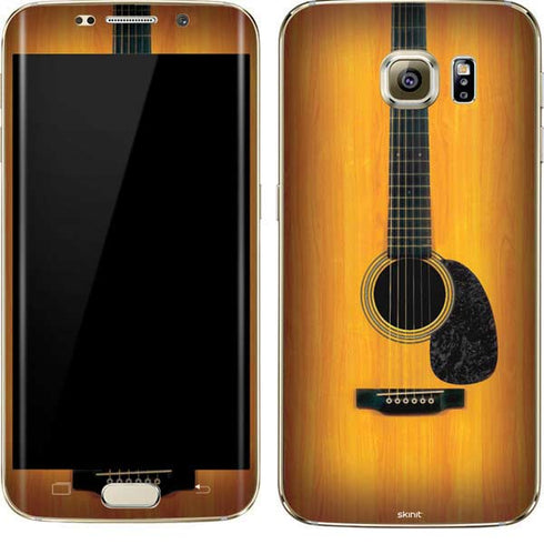 Wood Guitar Galaxy S7 Edge Skin