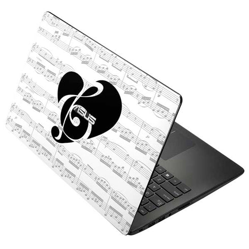 BW Musical Notes Asus X502CA 15.6 Skin