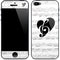 BW Musical Notes iPhone 5/5s/5SE Skin