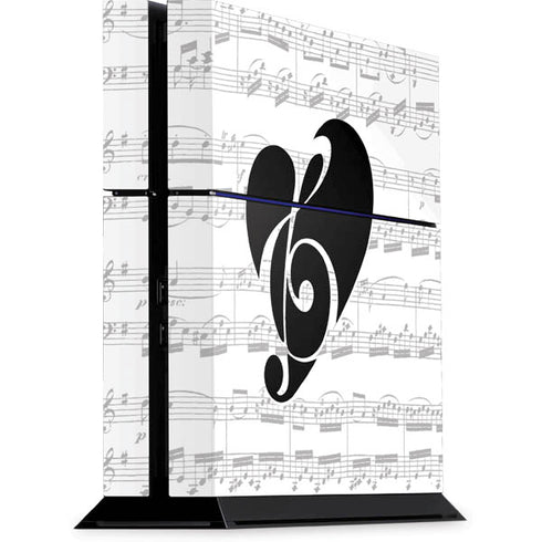 BW Musical Notes PS4 Console Skin