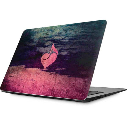 Rustic Musical Heart Apple MacBook Skin