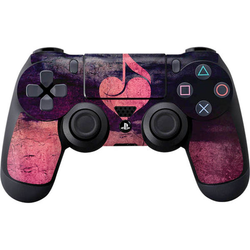Rustic Musical Heart PS4 Controller Skin