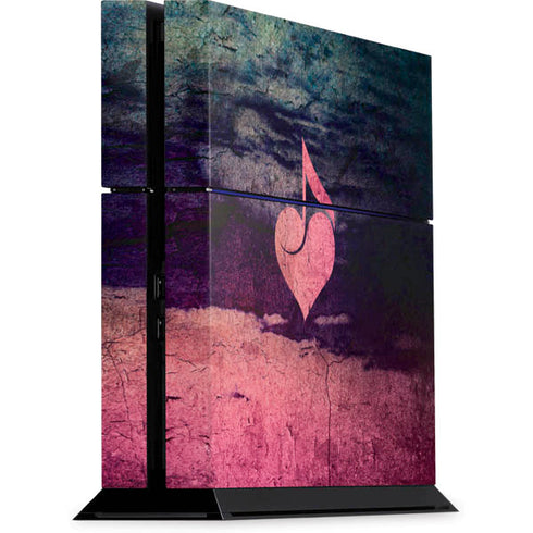 Rustic Musical Heart PS4 Console Skin