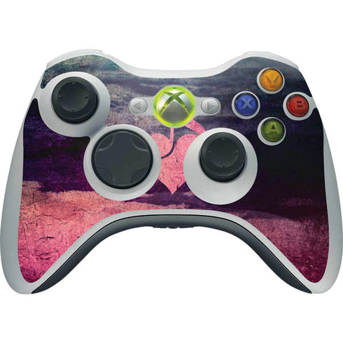 Rustic Musical Heart Xbox 360 Wireless Controller Skin