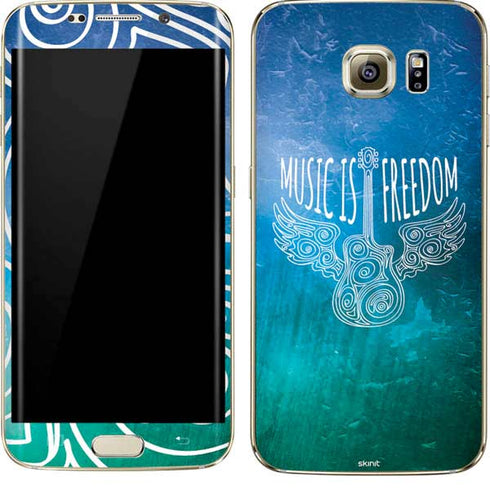 Music Is Freedom Galaxy S7 Edge Skin